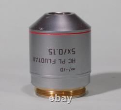 Leica HC PL Fluotar 5x / 0.15 Microscope Objective Lens 506504