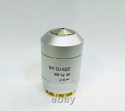 Leica HI Plan 20x/0.40 Microscope Objective Lens M25 Part # 506276