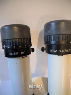 Leica MS5 stereo Microscope With 10X21b Eyepieces And 0.63X Objective Lens