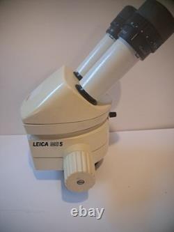 Leica MS5 stereo Microscope With 10X21b Eyepieces And 0.63X Objective Lens