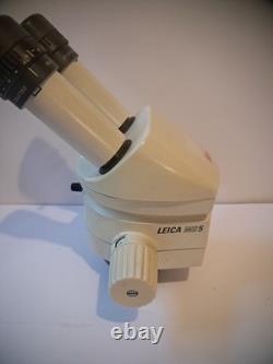 Leica MS5 stereo Microscope With 10X21b Eyepieces And 0.63X Objective Lens