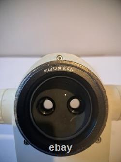 Leica MS5 stereo Microscope With 10X21b Eyepieces And 0.63X Objective Lens