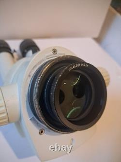 Leica MS5 stereo Microscope With 10X21b Eyepieces And 0.63X Objective Lens