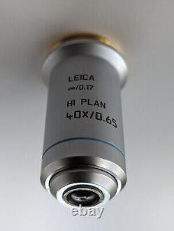 Leica Microscope Objective Lens Hi Plan 40x /0.65? /0.17 M25 26989