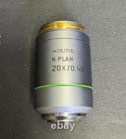 Leica N PLAN 20X 0.40 Infinity Microscope Objective Lens? /0.17/D 506096