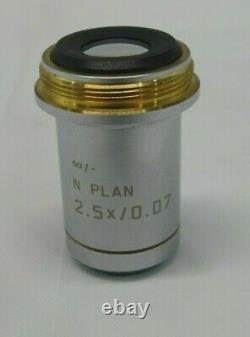 Leica N Plan 2.5X / 0.07 / Laboratory Microscope Objective Lens 506083