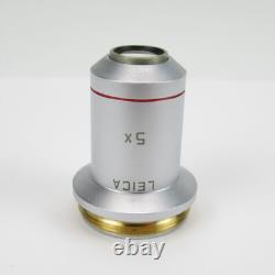 Leica N Plan 5x/0.12 Infinity Corrected Microscope Objective Lens M25 506087