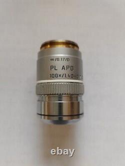 Leica PL APO 100x/1.40-07 Oil Microscope Objective Lens