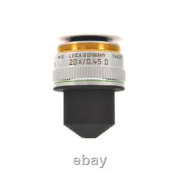 Leica PL Fluotar 20x/0.45 D 768009 Microscope Objective Lens DM Series Germany