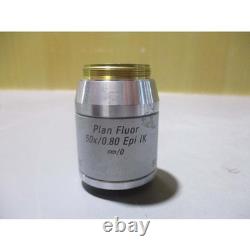Leica Plan Fluor 50x 0.80 Epi Ik Microscope Objective Lens Japan R50825aa-d-a251