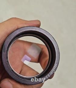 Leica Stereo Microscope Auxiliary Lens 0.63x 10445201 Objective for MS5 MZ6 MZ75