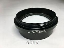Leica Stereo Microscope Auxiliary Objective ACHRO 0.5x 10450192 f/M60 M80 etc