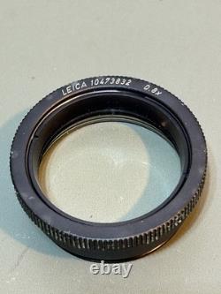 Leica Stereo Microscope Objective Lens 0.8x 10473832