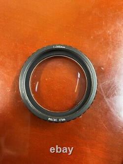 Leica Wild Surgical Microscope Objective Lens 382168, F=300MM, 65MM Thread