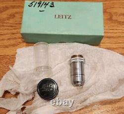 Leitz 100/1.30 Phaco Oel 170/0.17 Microscope Objective Lens Plan 100x