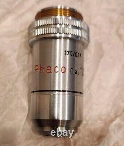 Leitz 100/1.30 Phaco Oel 170/0.17 Microscope Objective Lens Plan 100x