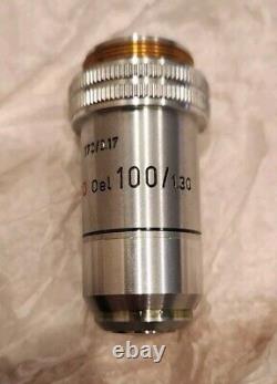Leitz 100/1.30 Phaco Oel 170/0.17 Microscope Objective Lens Plan 100x