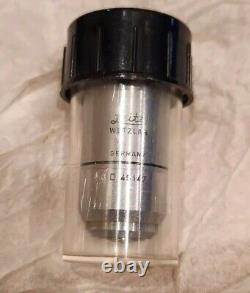 Leitz 100/1.30 Phaco Oel 170/0.17 Microscope Objective Lens Plan 100x
