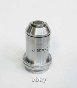 Leitz 12.5X/0.25 W P Water Immersion Polarizing Microscope Objective Lens 215mm