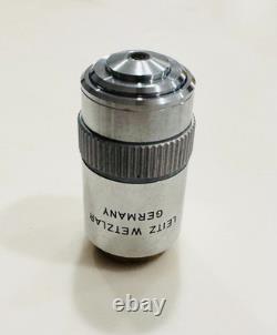 Leitz 50X/1.00 W Water Fluoreszenz Fluorescence Microscope Objective Lens 160mm