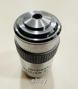 Leitz 50X/1.00 W Water Fluoreszenz Fluorescence Microscope Objective Lens 160mm