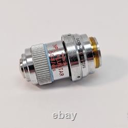 Leitz 559223 NPL Fluotar 50x/0.85 Microscope Objective with 553395 P Lens Adapter