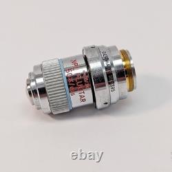 Leitz 559223 NPL Fluotar 50x/0.85 Microscope Objective with 553395 P Lens Adapter