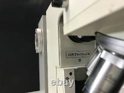 Leitz D70475 93907 Orthlux II Microscope with Objective Lenses