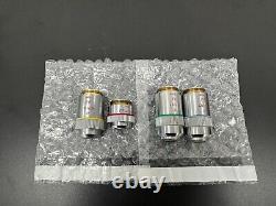 Leitz EF 25x/0.50 10x/0.25 4x/0.12 40x/0.65 Microscope Objective #16353