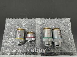 Leitz EF 25x/0.50 10x/0.25 4x/0.12 40x/0.65 Microscope Objective #16353