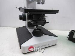 Leitz Laborlux S Type 020-505.030 Trinocular Microscope with Objective Lenses