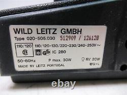 Leitz Laborlux S Type 020-505.030 Trinocular Microscope with Objective Lenses