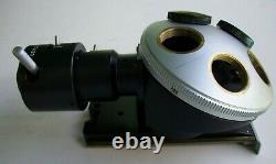 Leitz Microscope 5 Position Lens Turret Nose Piece Objective Selector +