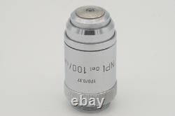 Leitz NPI oel 100/1.32 170/0.17 Microscope Objective Lens
