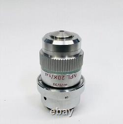 Leitz NPL 20X/0.40 Microscope Objective Lens Infinity Corr. ICR Polarizing DIC