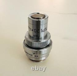 Leitz NPL 20X/0.40 P Microscope Objective Lens Nomarski ICR Polarizing DIC Prism