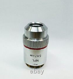 Leitz NPL 5X/0.09 Infinity Corrected Microscope Objective Lens 569199