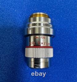 Leitz NPL 5X/0.09 P Microscope Objective Lens Nomarski ICR Polarizing DIC Prism