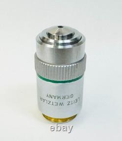 Leitz NPL Fluotar 25X Phaco 2 Phase Contrast Microscope Objective Lens 160mm