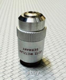 Leitz NPL Fluotar 6.3/X0.20 P Polarizing Microscope Objective POL Lens 170mm