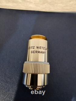 Leitz Npl Fluotar 40/0.70 160/0.17 Microscope Objective Lens