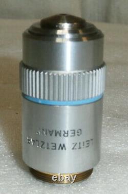 Leitz Npl Fluotar 40/0.70 160/0.17 Microscope Objective Lens 40x