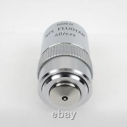 Leitz Npl Fluotar 40/0.70 160/0.17 Microscope Objective Lens 40x