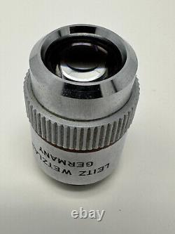 Leitz PL Plan 2.5X Microscope Objective 160/+ Lens 2.5/0.08