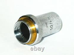 Leitz Wetzlar 10/0.25 170/- Microscope Objective Lens