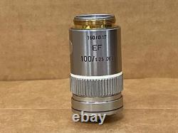 Leitz Wetzlar 160/ 0.17 Ef 100/ 1.25 Oel Microscope Objective Lens (519766) Used