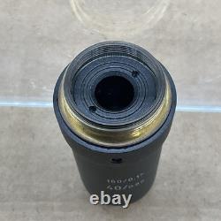 Leitz Wetzlar 519755 40/0.65 160/0.17 Microscope Objective Lens
