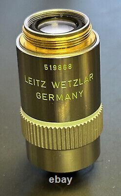 Leitz Wetzlar 519868 20X/0.45 160/0.17 PHACO 1 Microscope Objective Lens
