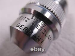Leitz Wetzlar 519899 NPL Fluotar L 40x Microscope Objective Lens 0.60