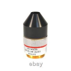 Leitz Wetzlar 567008 PL Fluotar 5X/0.12 Microscope Objective Lens Germany